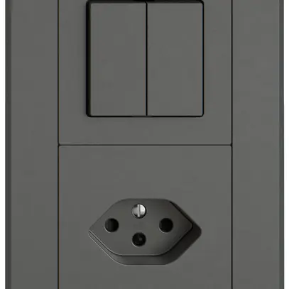Combinazione INC EDIZIO.liv SNAPFIX® 2×1 156×96mm schema 1/3+3/1L+1×T13 grs 