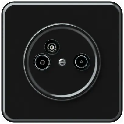 Presa antenna INC TV-R-dati origin cassetta passante 19dB 4dB nero 