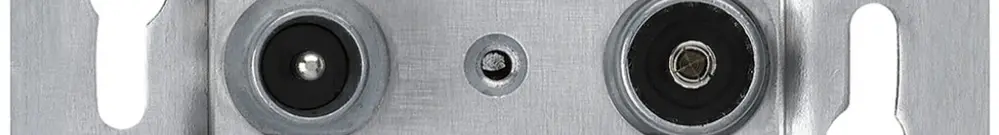 Intérieur pour prise pour antenne ENC R/TV/données Hager montage F 2GHz 14db 