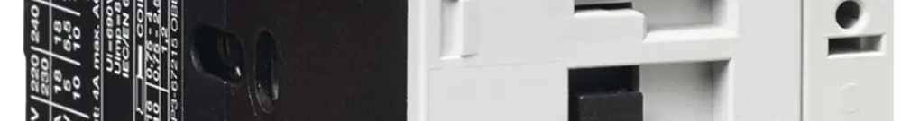 Contacteur de puissance Hager 3P+1 fermeur 18A à AC-3 tension de bobine 24VDC 