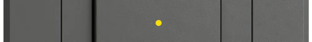 Tasto a pulsante INC EDIZIO.liv SNAPFIX® ARK/1P illuminazione front.giallo grs 