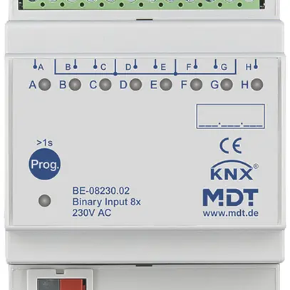 Entrée binaire KNX AMD MDT BE-08230.02 8-can 230VAC 4UM 