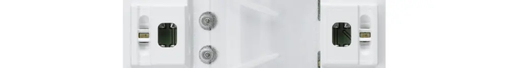 Tasto 2×KNX-BCU Hager con LED systemlink/easylink 