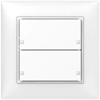 Sensore pulsante INC SIDUS KNX Design tipo B, 2/4, bianco 