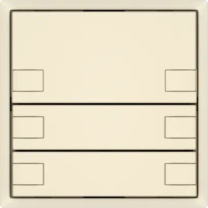 Universaltaster EDIZIO.liv UNI SNAPFIX® 12…48V o.LED 6× 1-Tbed.cr 