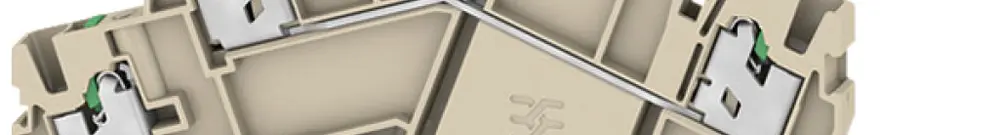 Durchgangs-Reihenklemme WM S3T 2.5mm² 22A 800V Feder 2×3 TH35 be 