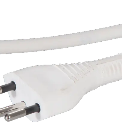 Apparatekabel Td 3×1mm² 3m weiss Stecker T12 