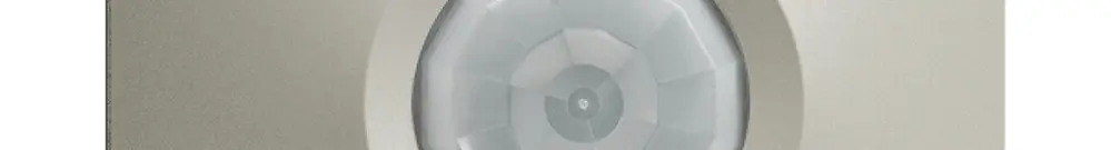 Rilevatore di presenza INC pirios 360P Slave EDIZIOdue angolare grigio chiaro 