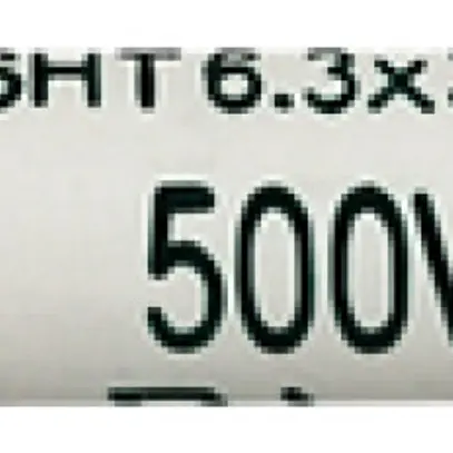 Fusibile ritardato per apparecchi 6.3A 500V 6.3×32mm ceramica 