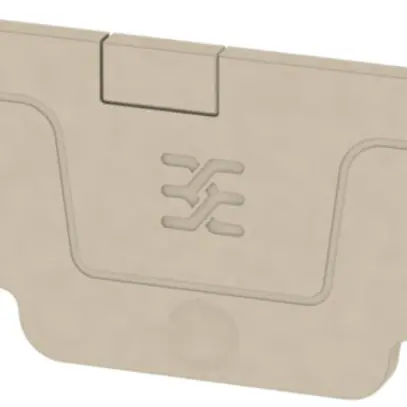 Abschlussplatte Weidmüller A-Reihe AEP 2C 1.5 52.76×2.1mm, beige 