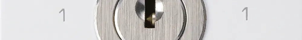 Intérieur interrupteur à clé kallysto 0/3L blanc avec serrure Kaba 8 