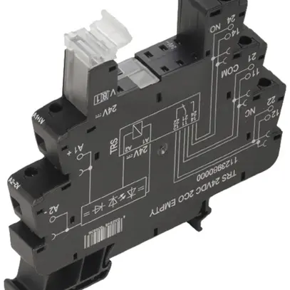 Base relè WM TRS ED2 8-pin 2CO 24…230VUC DIN35 raccordo a vite 