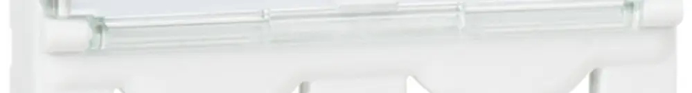 Support d'insertion INC MOS 2×RJ45 blanc pour Keystone 