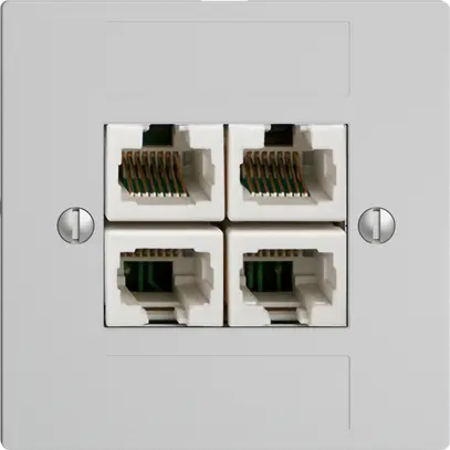 Presa INC 4×RJ45/u 4P sep.grc EDIZIOdue ITplus 