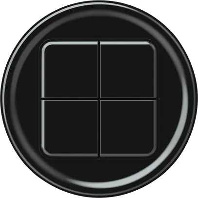 Pulsante KNX origin 4×tasti nero 