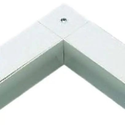 Raccord à équerre Lytespan 3, alimentation à l'extérieur, blanc 
