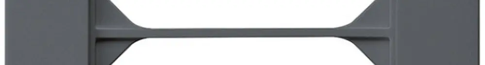 Telaio di copertura INC kallysto.pro 2×1 antracite 94×154mm 