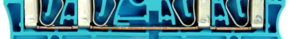 Durchgangs-Reihenklemme Weidmüller ZDU 2.5/4AN Zugfeder 2.5mm² TS35 blau 