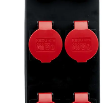 Distributore di corrente BSV P T25 2m 6×T25 (IP55) IP44 