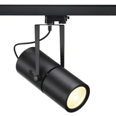 Projecteur SLV EURO SPOT G12 70W 60° avec adaptateur 3-phases IP20 noir 