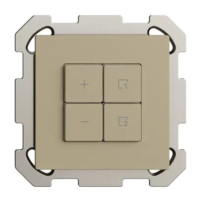 Stazione secondaria per dimmer INC 1c/4t scena WLAN Edue Wiser sand 