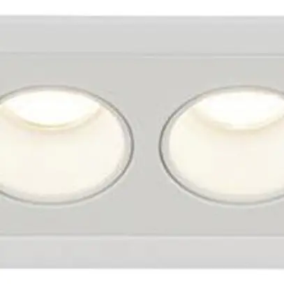 Plafonnier LED INC SLV MILANDOS 6 12W 980lm 3000K 45° aluminium blanc 