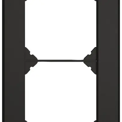 Telaio di copertura INC EDIZIO.liv SNAPFIX® 2×1/1×2 96×156mm ne 
