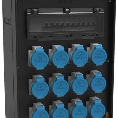 Distributeur de courant EVGMB 5510-23/32A 1×16A 12×T23 CEE32A IP44 