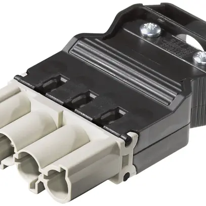 Fiche Wieland GST18i4S, 4P, 400V/20A, 2.5mm², gris galet/noir 