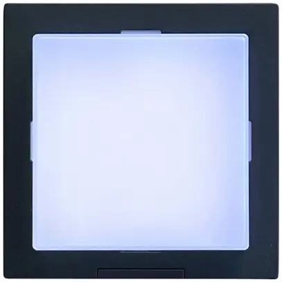 LED-Wandleuchte Z-Licht Cube 4.5W 500lm 3000K IP65 115×115mm anthrazit 
