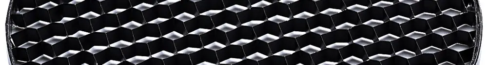 Écran en nid d'abeilles Sylvania Interrata Adjustable S Honeycomb Ø43mm Al-noir 