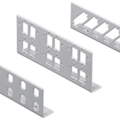 Panneau de brassage Rittal DK 7463.200 gris 6-port 2pcs 