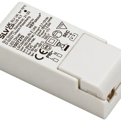 Alimentation LED SLV 3.5W 17V 350mA ON/OFF décharge de traction 