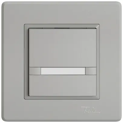 Poussoir KNX RGB ENC EDIZIO.liv SNAPFIX® capteur temp.s.LED étiqu.1× comm.2T grc 