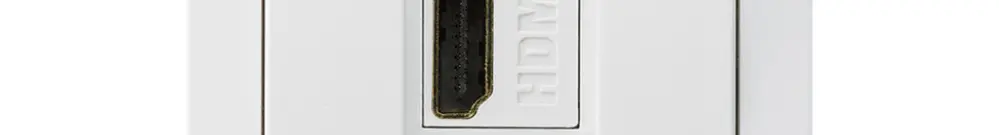 Presa di raccordo kallysto A HDMI presa di passaggio bianco 