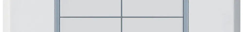 Pulsante KNX Hager BA robusto A quadruplo 86×86mm bianco 