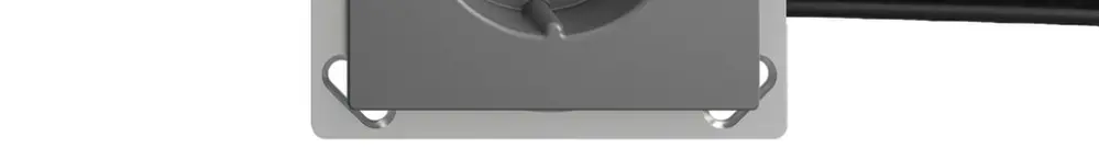 Presa INS EDIZIOdue T15 grigio scuro, per cavo piatto Technofil 