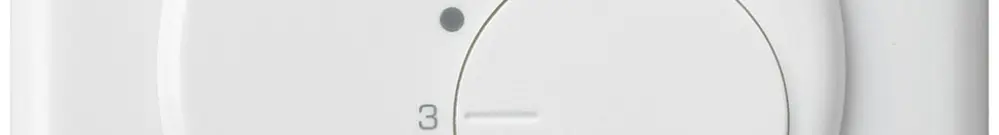 Termostato ambiente INC BASICO bianco senza interruttore 