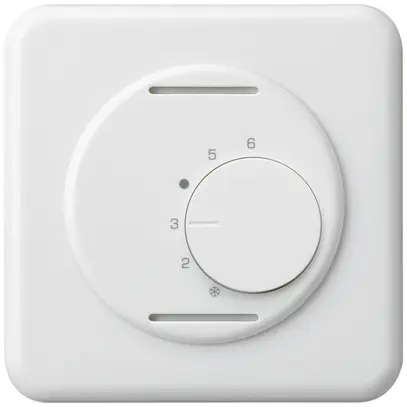 Termostato ambiente INC BASICO bianco senza interruttore 