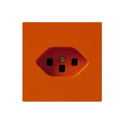 Prise ENC kallysto T23 orange avec bornes enf. 
