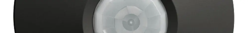 Détecteur de mouvement ENC KNX 360° PIRI EDIZIOdue rond, noir 