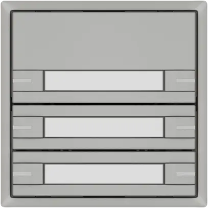 Pulsante KNX RGB EDIZIO.liv SNAPFIX® sensore temp.RGB-LED targ.3× com.2T grc 