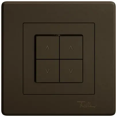 Contact pour stores ENC EDIZIO.liv SNAPFIX® 10A 250V 4 touches 2 canaux br 