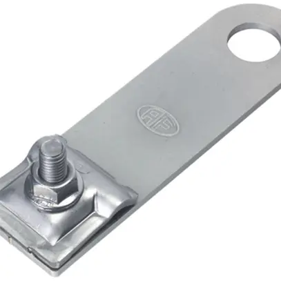 Bride de connection Flury AV 25 acier inoxydable A2, fil Ø 6…8mm, gerade 
