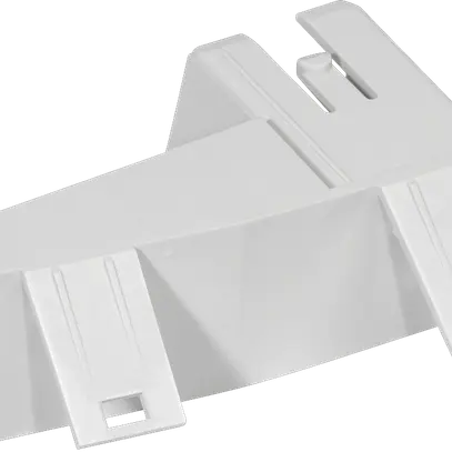 Adattatore Duo-Feed WISI OF70 per 2×LNB OA78, 6°, grigio chiaro 