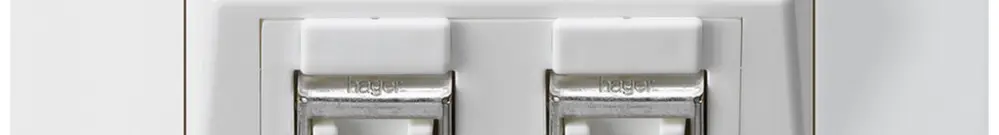Prise ENC kallysto.trend C cat.6 2RJ45/s blanc 