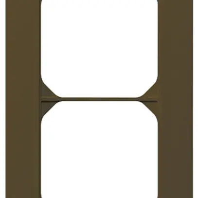 Cadre de recouvrement ENC kallysto.pro 4×1 brun 94×274mm 