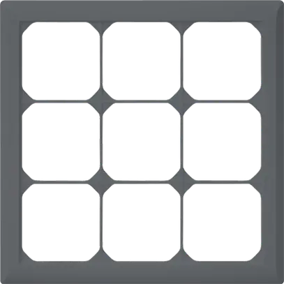 En-tête ENC kallysto.line 3×3 anthracite 