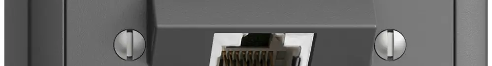 Prise AP 1×RJ45/s 8P ITplus EDIZIOdue gris foncé 