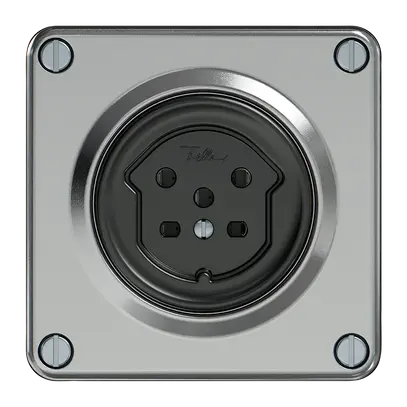Presa ELEMENT SNAPFIX® 1×tipo 15 10A 440V IP20 all 